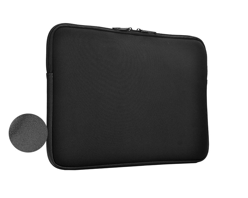 Agva 15.6 Inch Neoprene Laptop Sleeve Case for MacBook Pro/Air - Protective Shockproof & Water-Resistant Cover (Black) - Perfect for Travel, Office & School Use