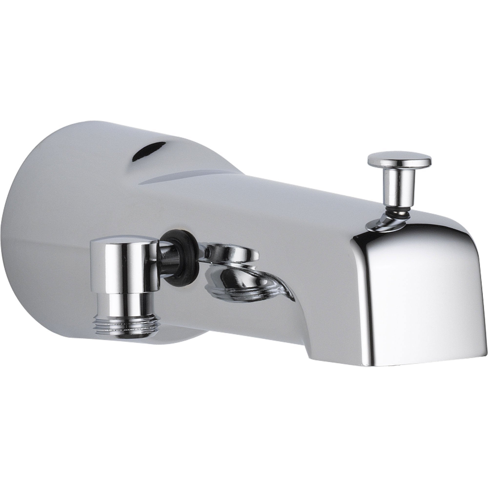 Delta 7.2 Inch Long Pull Up Diverter Tub Spout in Chrome - 561295 | Bathroom Faucet for Shower & Bathtub | Perfect for Home Renovation & Plumbing Projects