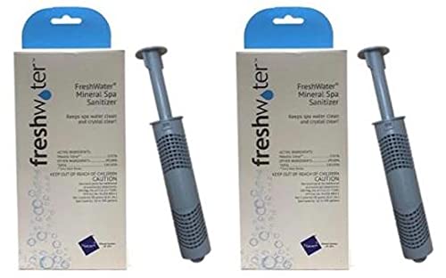 Hot Spring Vista Freshwater Ag+ Continuous Silver Ion Cleaner 2 Pack - Spa & Hot Tub Water Purification System for Crystal Clear Water | Perfect for Home Spas, Jacuzzis, and Pool Maintenance