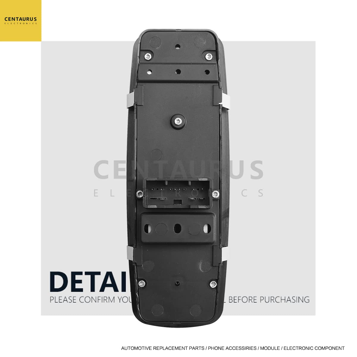 CENTAURUS Master Power Window Switch - Front Left Driver Side Replacement for 2011-2019 Dodge 200 300 Charger & Jeep Cherokee (Part# 68139805AB 68231805AA 68271206AB 68139805AD) - Easy DIY Installation for Car Window Control Repair