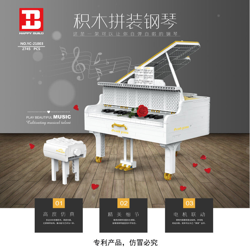 2745PCS XINYU YC 21003 Bluetooth Automatic Player Piano - Self-Playing Digital Piano with Wireless Connectivity for Home Decor, Music Lovers & Gift Giving