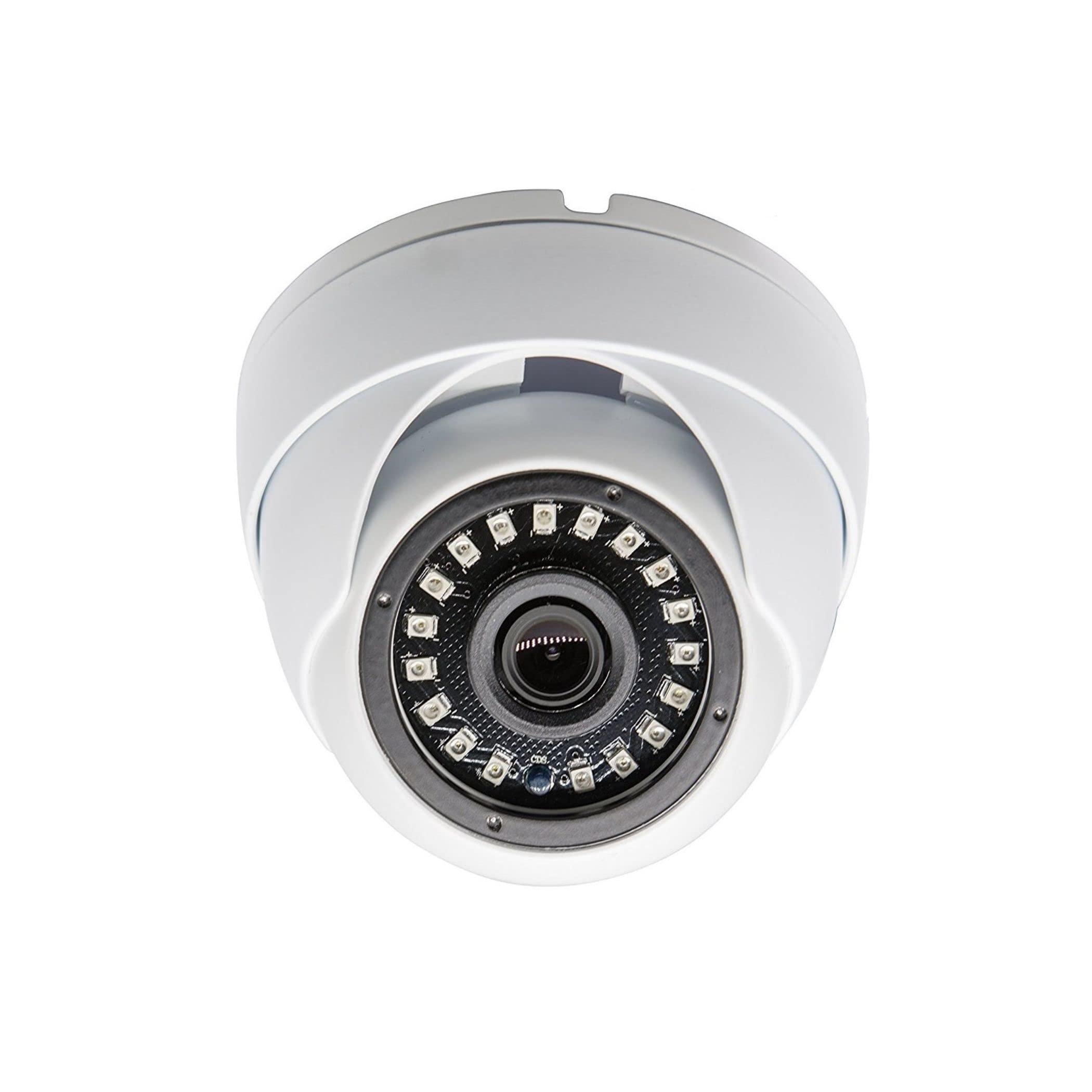 Evertech HD 1080p TVI AHD CVI Analog Security Dome Camera - 960H/CVBS, Day & Night Vision, Weatherproof Metal Housing for Indoor/Outdoor Surveillance - Ideal for Home Security, Office Monitoring & Business Protection