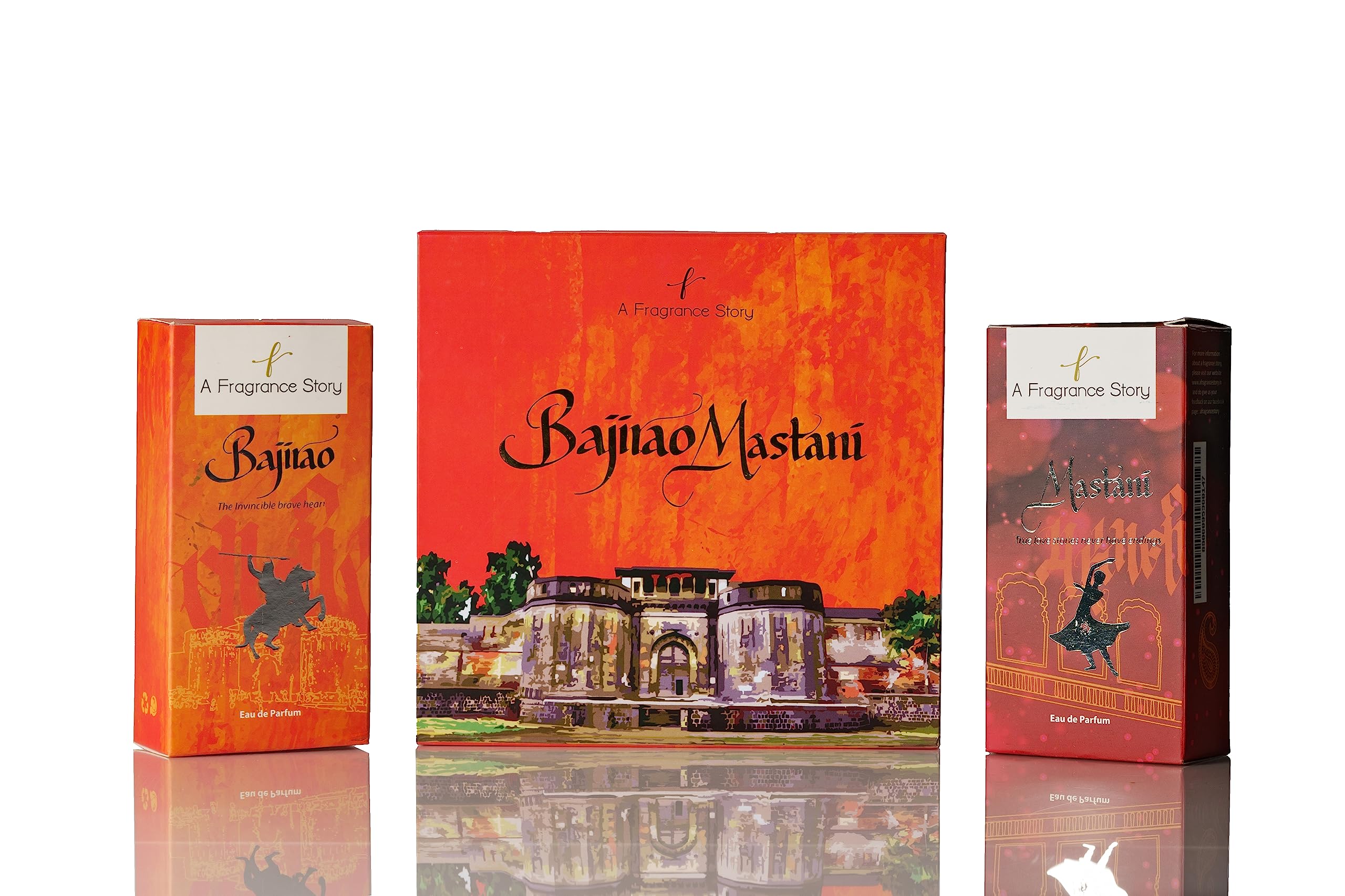 Bajirao Mastani Perfume Gift Set - 2 x 50ml Eau de Parfum for Women, Luxury Floral Scent, Long-Lasting Fragrance | Perfect for Weddings, Date Nights & Special Occasions