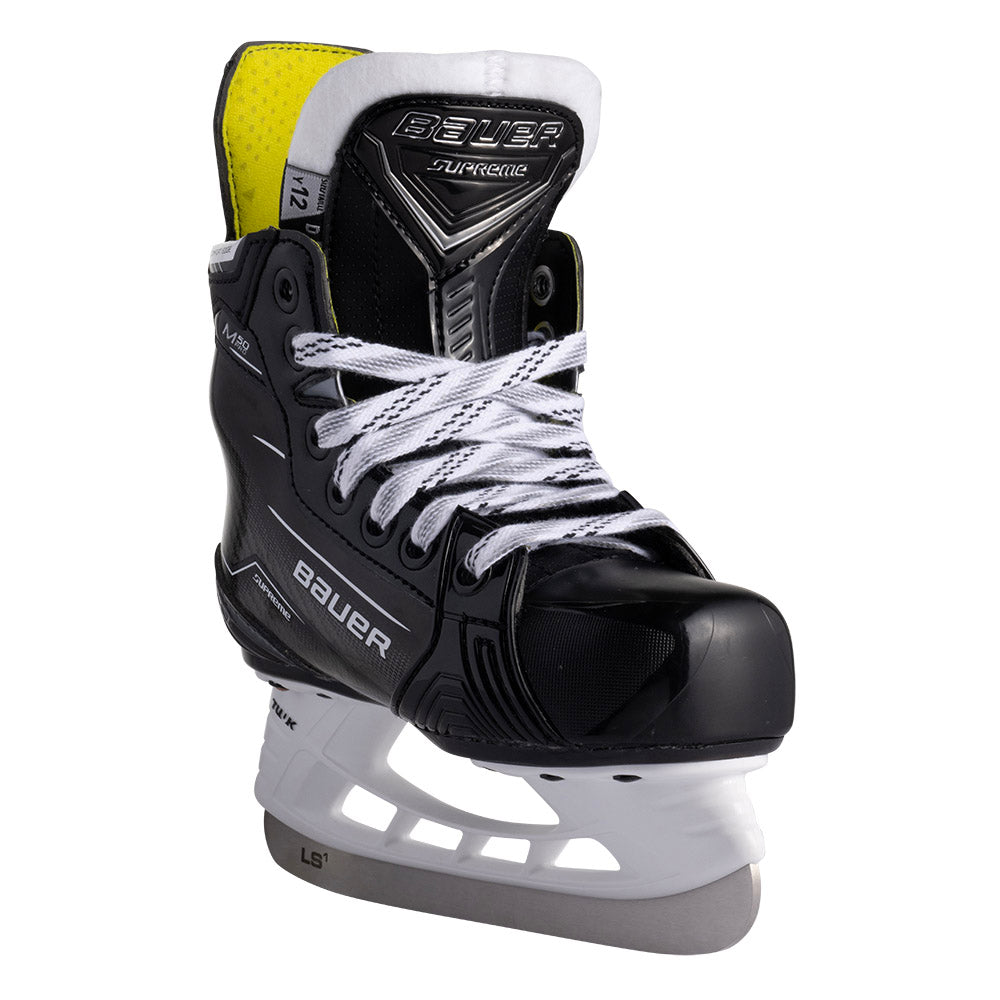 Bauer Supreme M50 Pro Youth Ice Hockey Skates - Lightweight Performance Skates for Kids - Perfect for Competitive Play & Ice Rink Training
