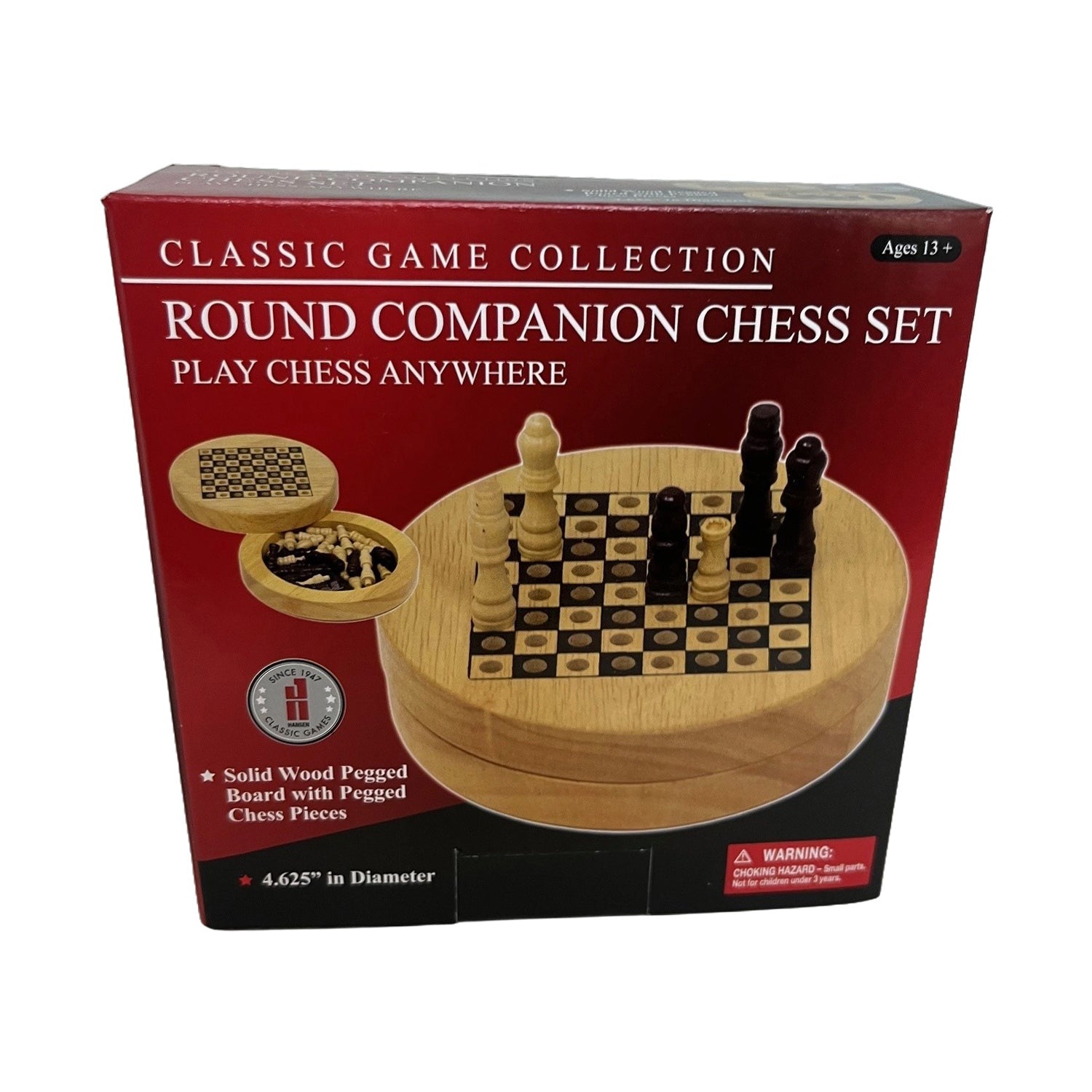 Classic Round Chess Set - Portable Travel Edition for Adults & Kids - Perfect for Outdoor Picnics, Camping & Family Game Nights