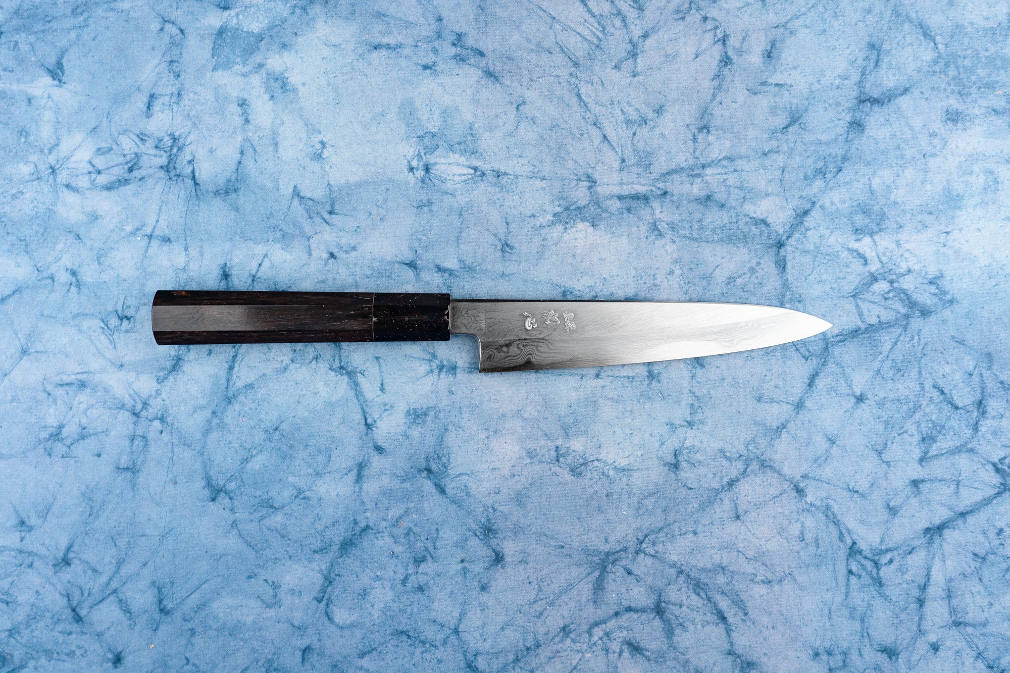 Premium Hatsukokoro Aoichi Damascus Shinogi Petty Knife 150mm - Japanese Handcrafted Kitchen Knife for Slicing, Chopping & Precision Cutting - Perfect for Chefs & Home Cooks