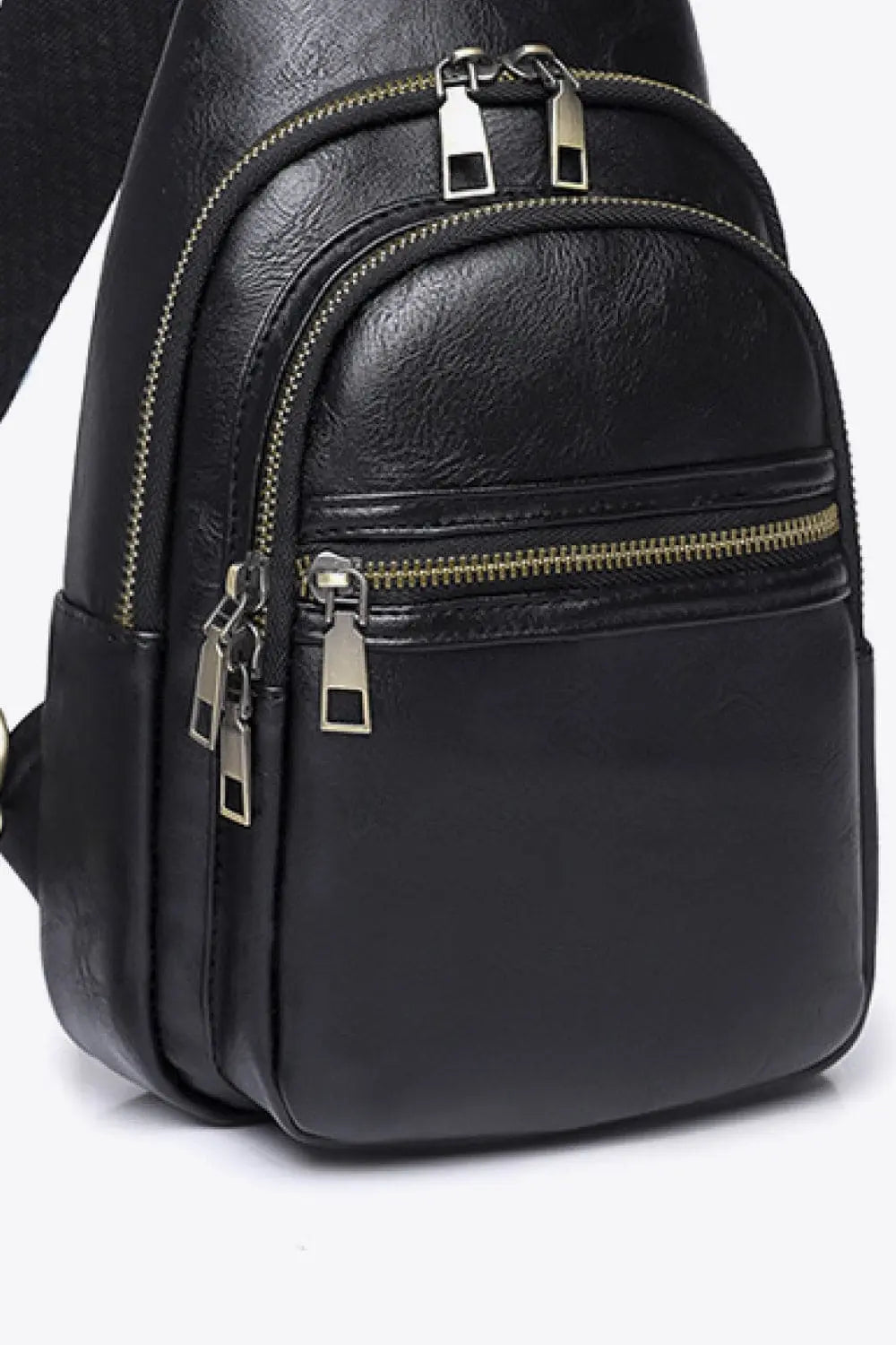 Premium Genuine Leather Sling Bag for Men & Women - Crossbody Shoulder Bag with Adjustable Strap - Perfect for Travel, Work & Everyday Use