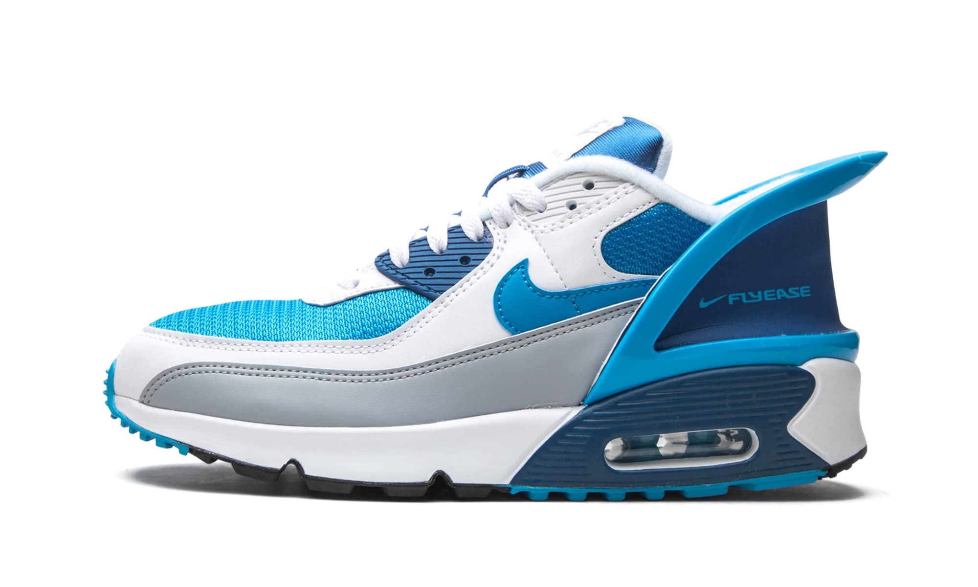Nike Air Max 90 Flyease GS Running Shoes - Lightweight Cushioned Sneakers for Kids | Perfect for School, Sports & Everyday Wear (Style: CV0526)