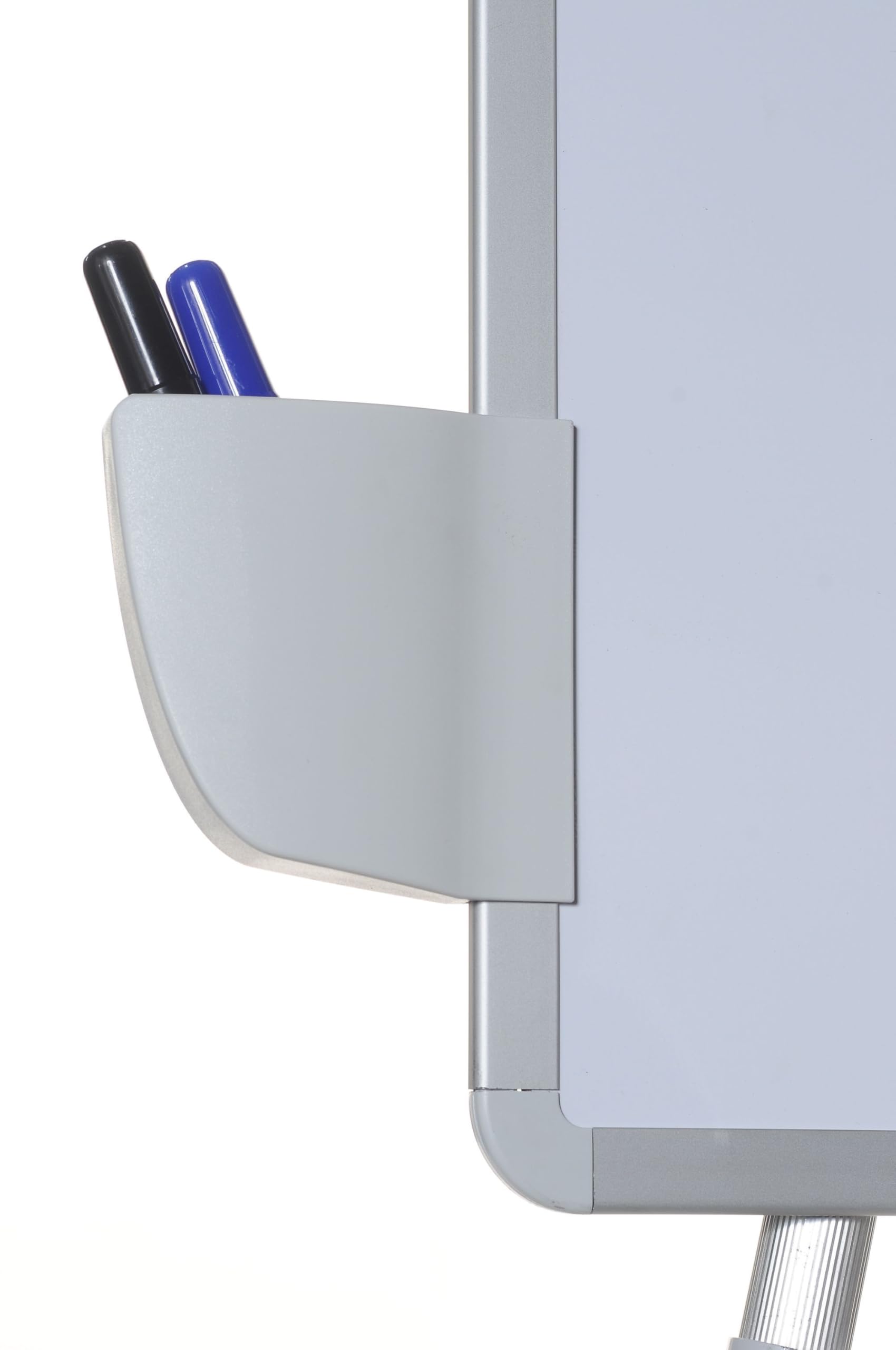 MasterVision Dry Erase Tripod Presentation Easel with Accessory Cups - Adjustable Height Whiteboard Stand (EA2300433MV) - Perfect for Classroom, Office & Conference Room Presentations