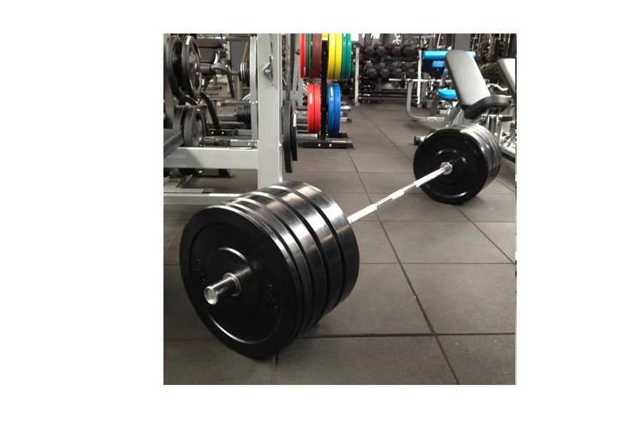 Warrior Beginner's Olympic Weightlifting Set - Barbell, Weights & Accessories for Home Gym Strength Training | Perfect for CrossFit, Powerlifting & Fitness Beginners