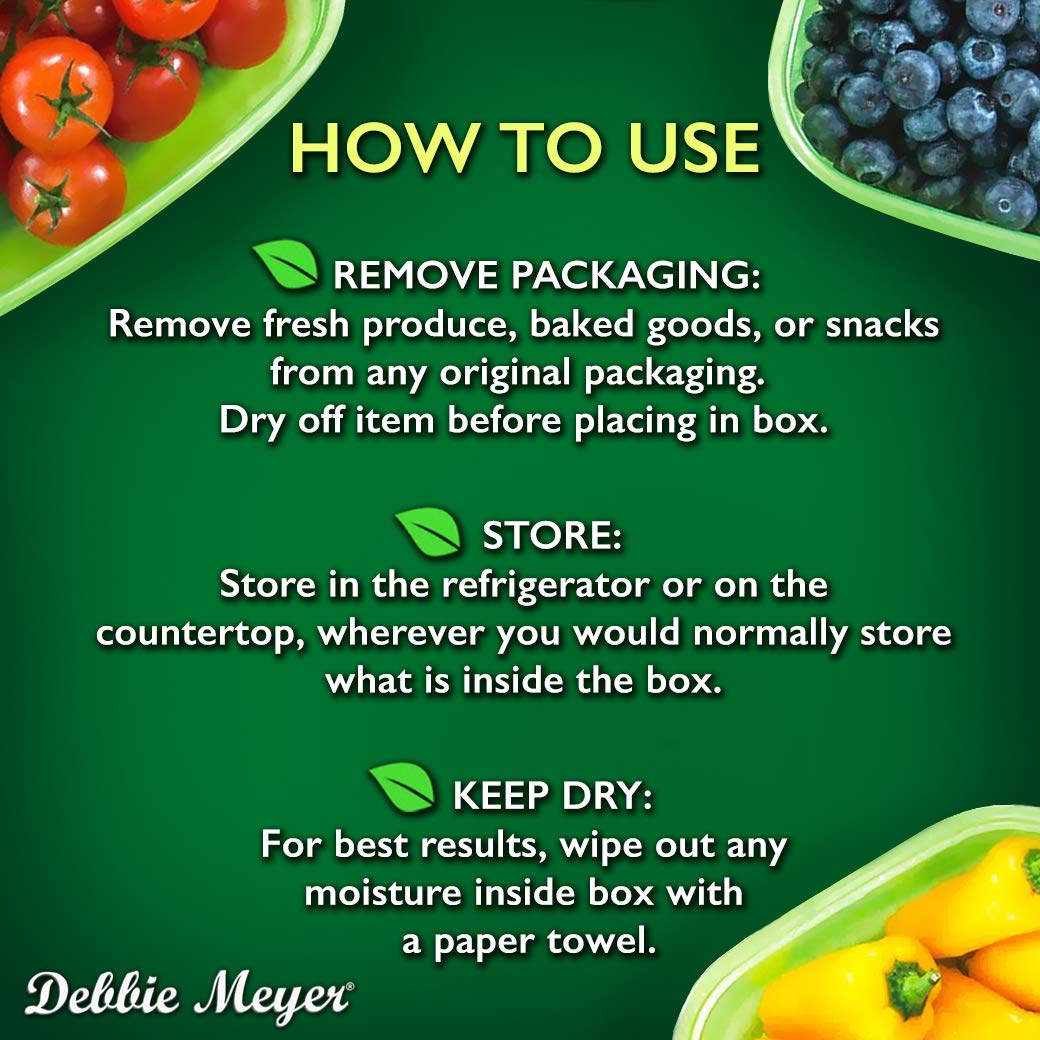 Debbie Meyer GreenBoxes 32-Piece Set - BPA-Free Food Storage for Freshness | Kitchen & Pantry Organization