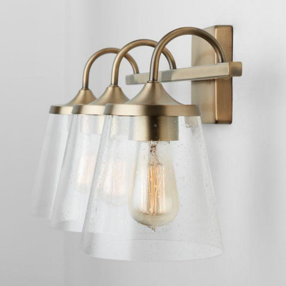 Paulet Vanity 4-Light Bathroom Lighting Fixture - Modern LED Wall Sconce for Makeup Mirror & Dressing Room - Perfect for Home, Apartment, and Salon Decor