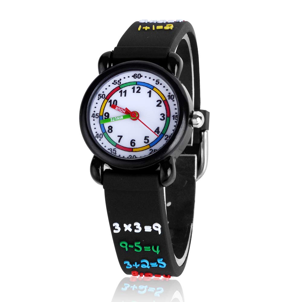 3D Cartoon Waterproof Kids Watch for Girls Ages 3-8 - Cute Digital Wristwatch for Toddlers, Birthday Gifts for Little Girls - Perfect for School, Swimming & Outdoor Play