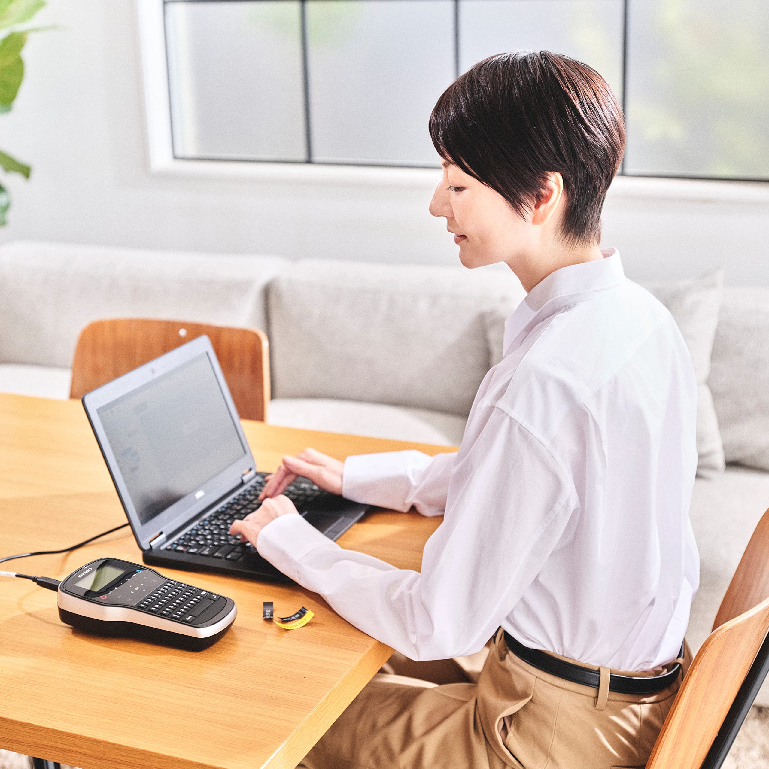 Dymo S0968960 Label Manager 280 Portable Label Maker with QWERTY Keyboard - Black (UK Plug Included) | Perfect for Office Organization, Shipping Labels & Home Storage