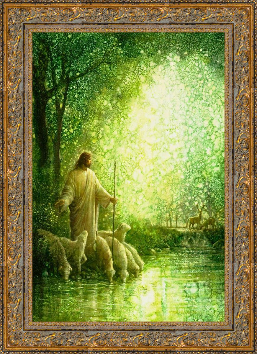 Feed My Sheep By Yongsung Kim - Inspirational Christian Wall Art for Home & Church Decor - Perfect for Living Room, Bedroom & Office