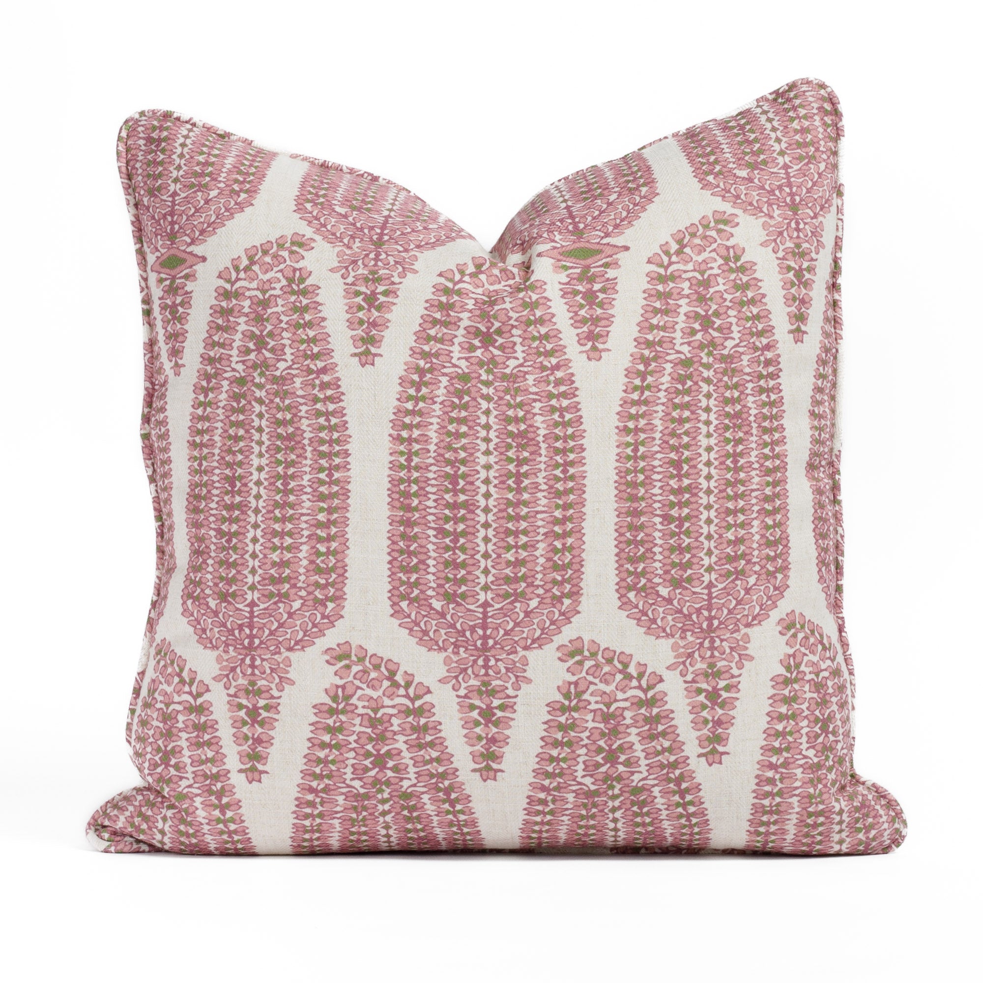 Georgia 20x20 Decorative Throw Pillow Cover - Soft Orchid Pink Cushion for Sofa, Bed & Home Decor