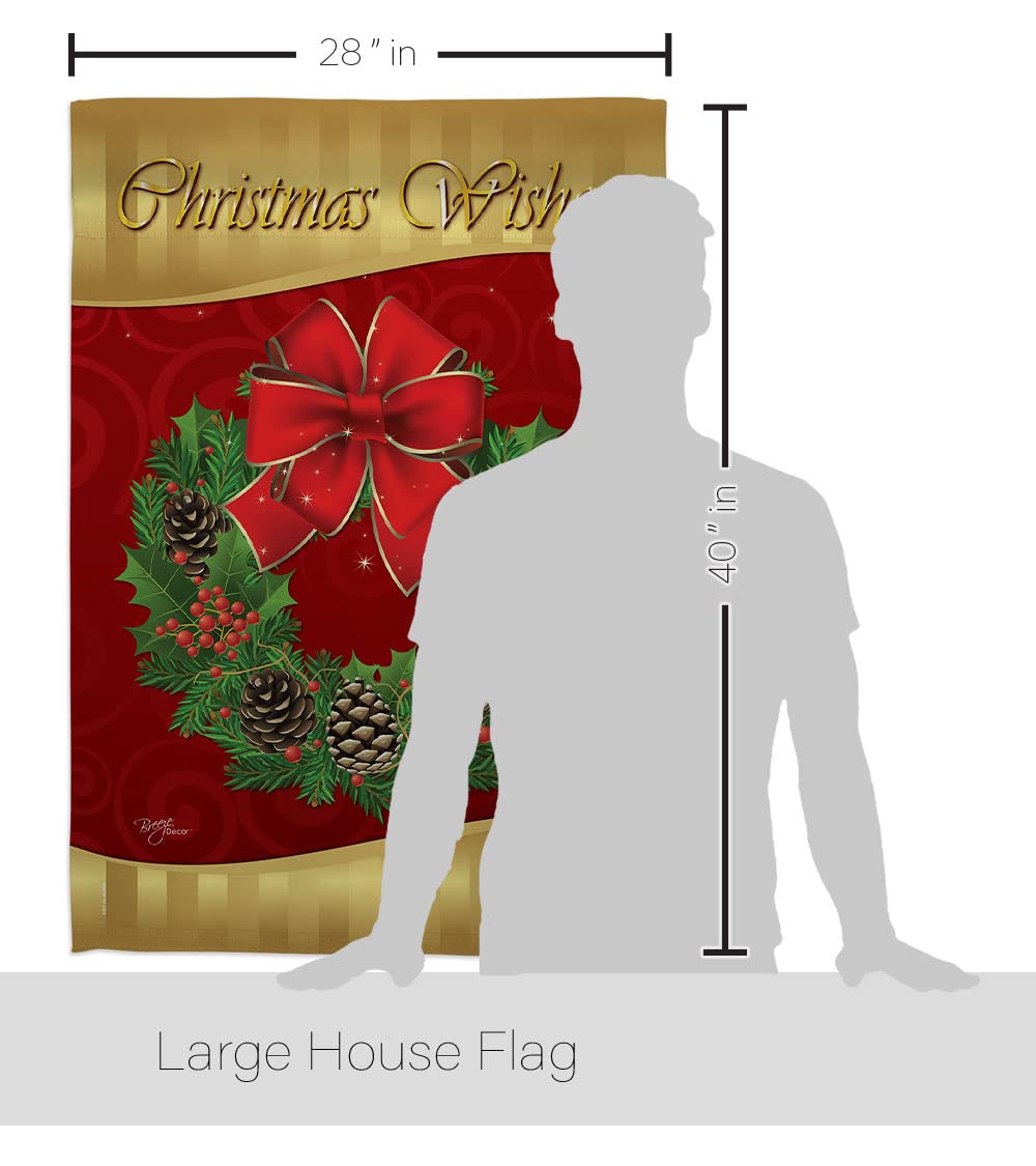 Winter Christmas House Flag Set 28