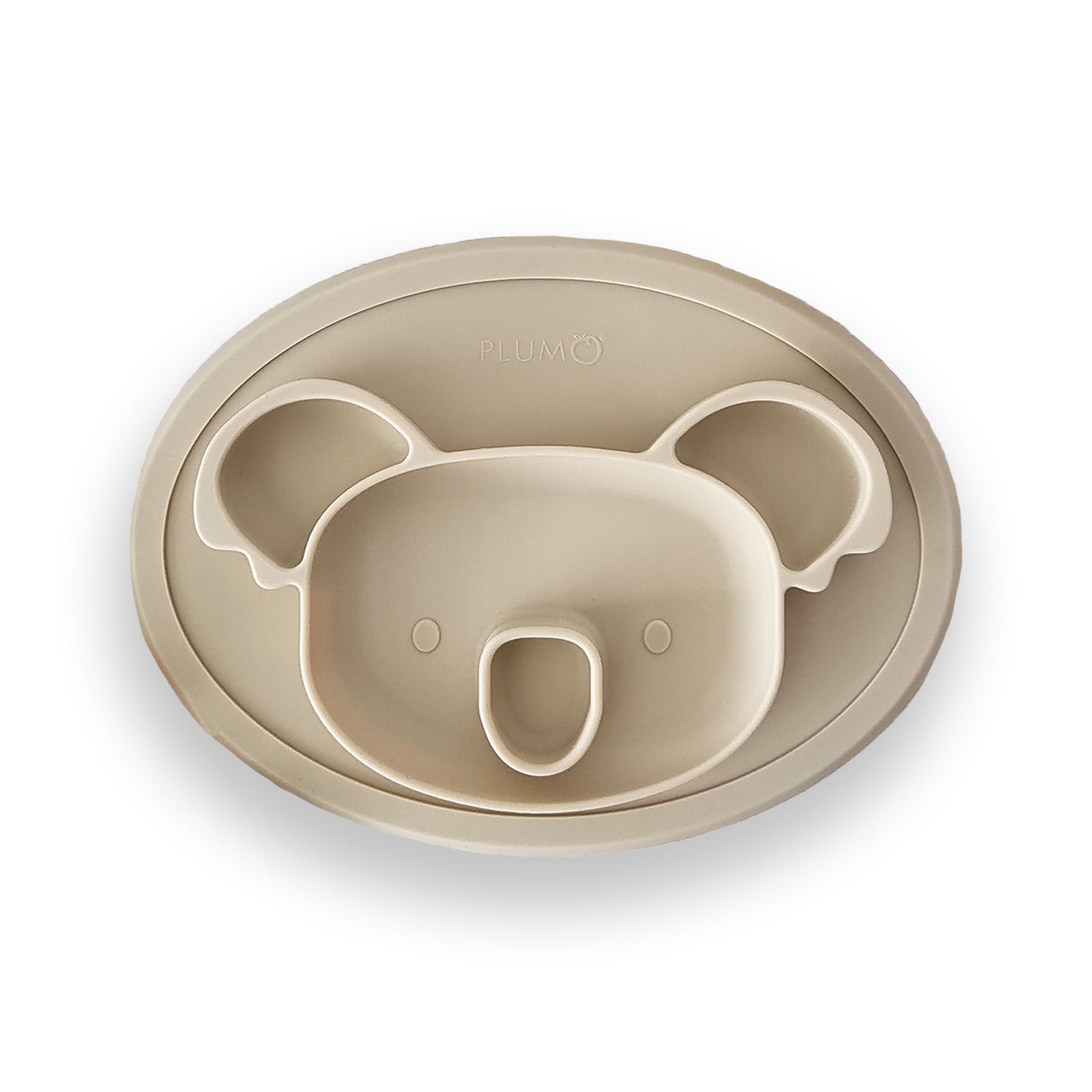 Non-Slip Silicone Koala Plate Mat for Kids - Cute Animal-Themed Placemat for Dining, High Chair, and Baby Feeding - BPA-Free, Dishwasher Safe