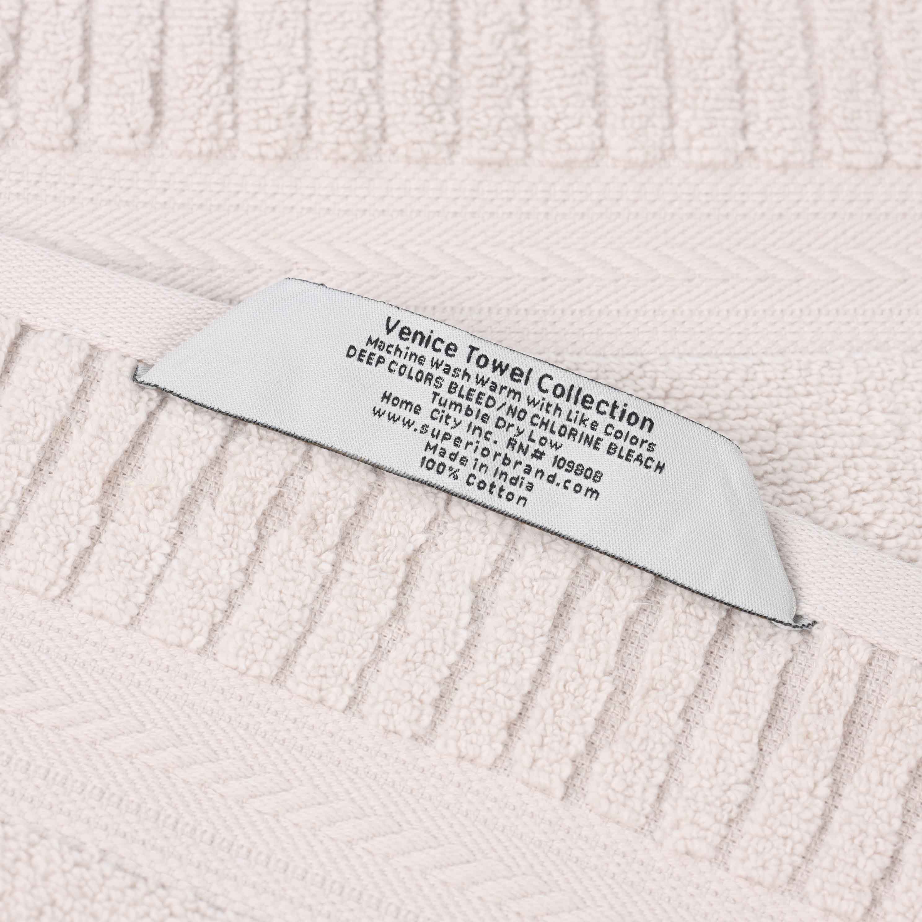Premium Venice Zero Twist Cotton Bath Towels - Medium Weight, Highly Absorbent, Set of 2 - Soft & Luxurious for Spa, Bathroom & Beach Use