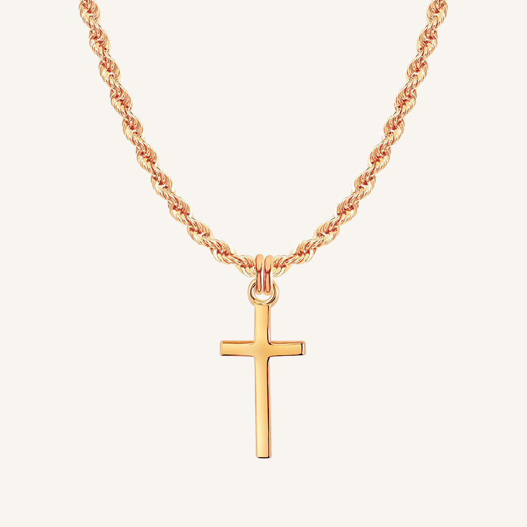 Stunning Cross Necklace for Women & Men - Elegant Religious Jewelry Gift for Baptism, Confirmation, or Everyday Wear