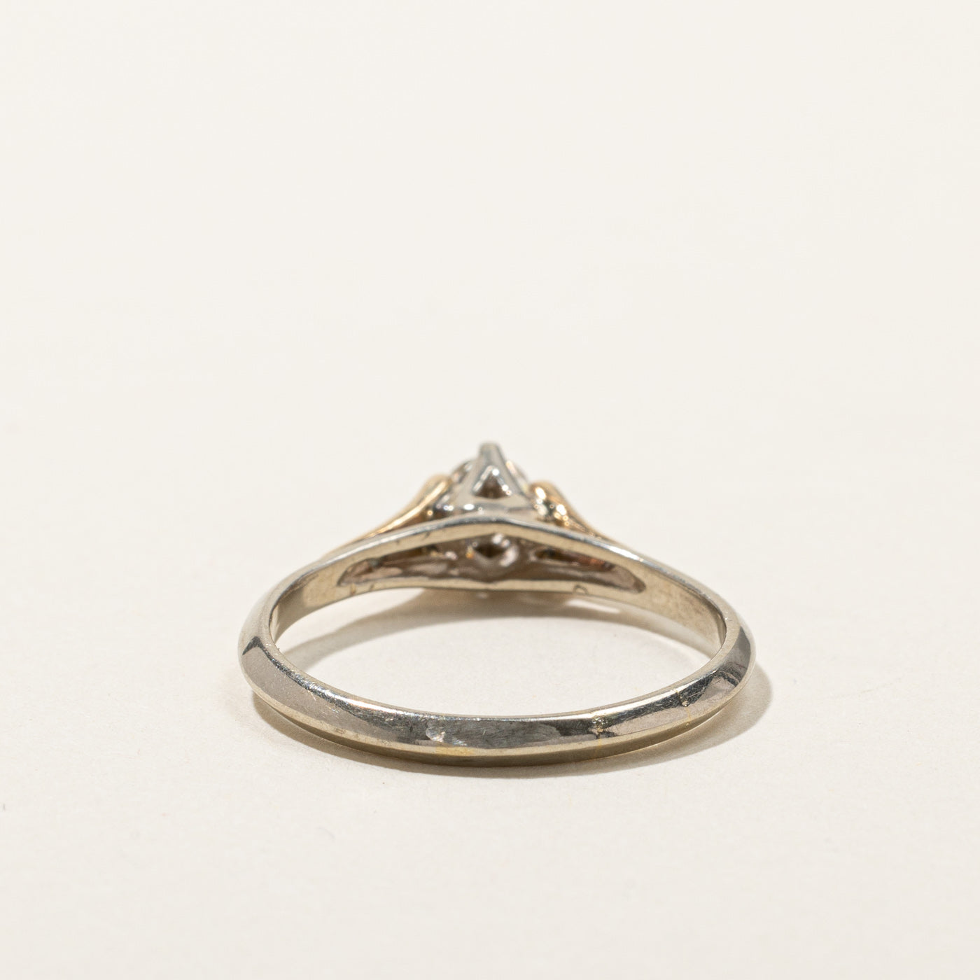 0.23ct High Set Diamond Engagement Ring - Size 8 | Elegant Wedding Band for Proposals, Anniversaries & Special Occasions