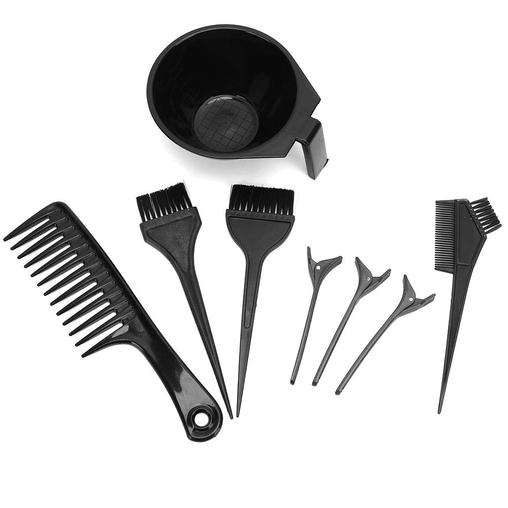 8Pcs Professional Hair Coloring Kit - Durable Hair Clips, Mixing Bowl, Brushes for Salon & Home Use | DIY Hair Dyeing Tools for Women & Men | Perfect for At-Home Hair Treatments & Styling