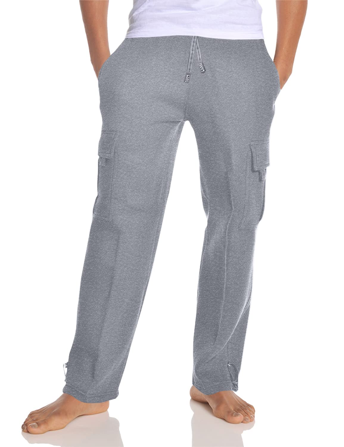 Pro Club Men's Heavyweight Fleece Cargo Pants - Durable Winter Work Pants for Outdoor Activities, Hiking & Casual Wear