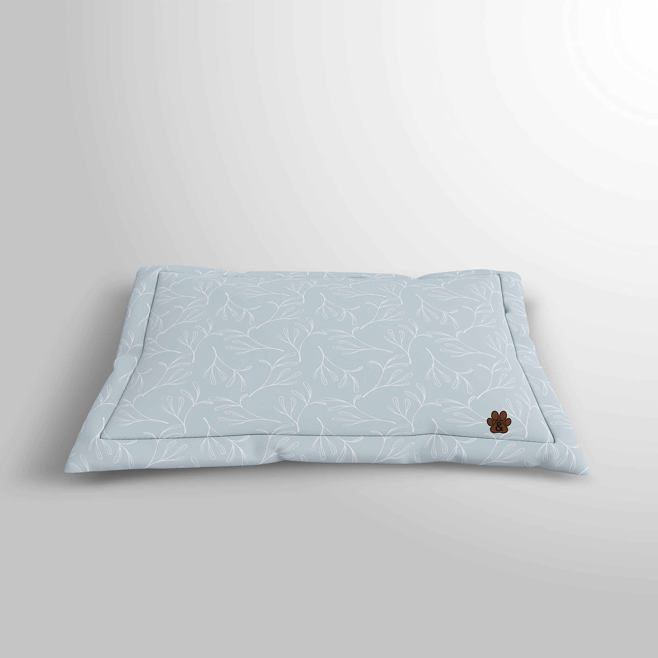 Non-Slip Dog Bed Mat for Large, Medium & Small Dogs & Cats - Washable Pet Mattress with Anti-Skid Bottom (Pattern 07, Large Size) - Perfect for Crates, Floors & Sofas