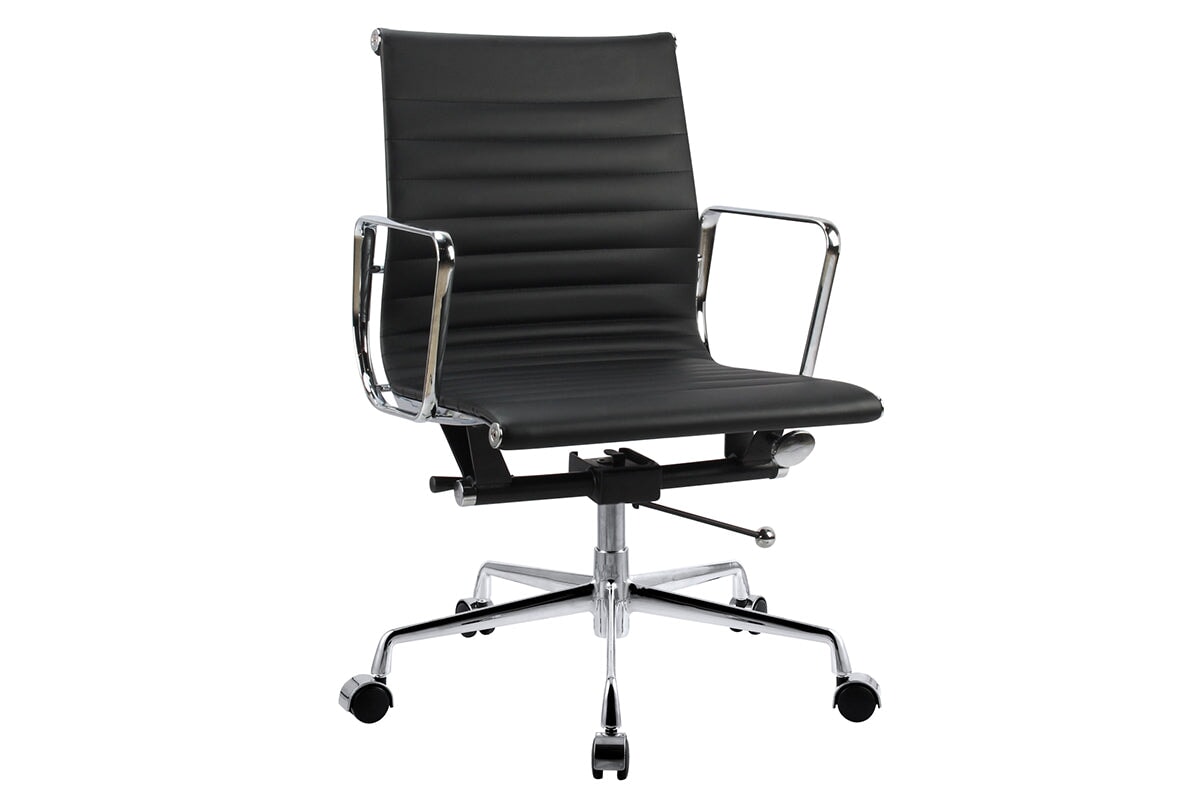 black PU alloy polished frame