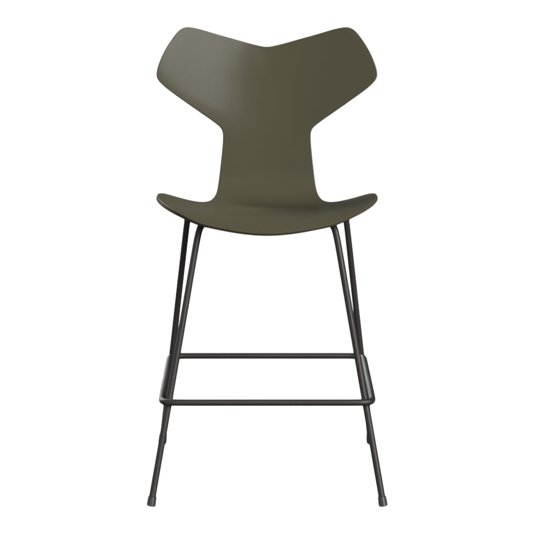 Grand Prix Counter Chair 3138 - Modern Bar Stool for Kitchen Island, Breakfast Nook & Home Bar - Adjustable Height & Swivel Seat - Durable Metal Frame & Comfortable Upholstery