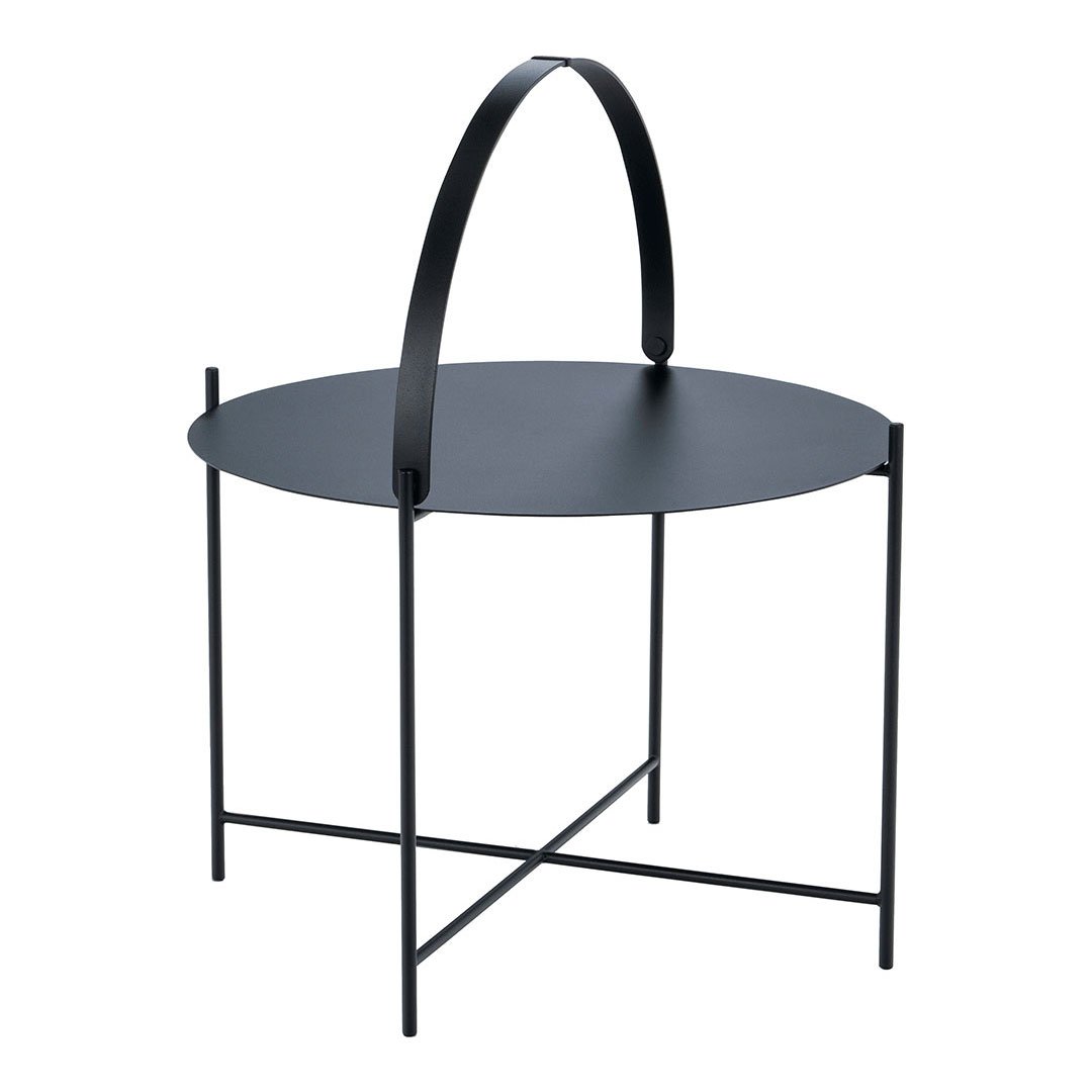 Modern Edge Tray Coffee Table - Sleek Side Table with Storage Shelf for Living Room, Bedroom & Office - Perfect for Holding Remote, Books & Decor