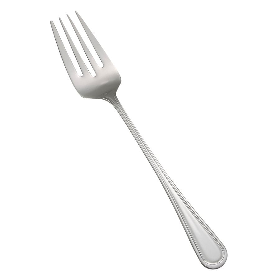 Winco Shangarila 12-Piece Stainless Steel Banquet Serving Fork Set - Perfect for Catering, Buffets, and Dinner Parties