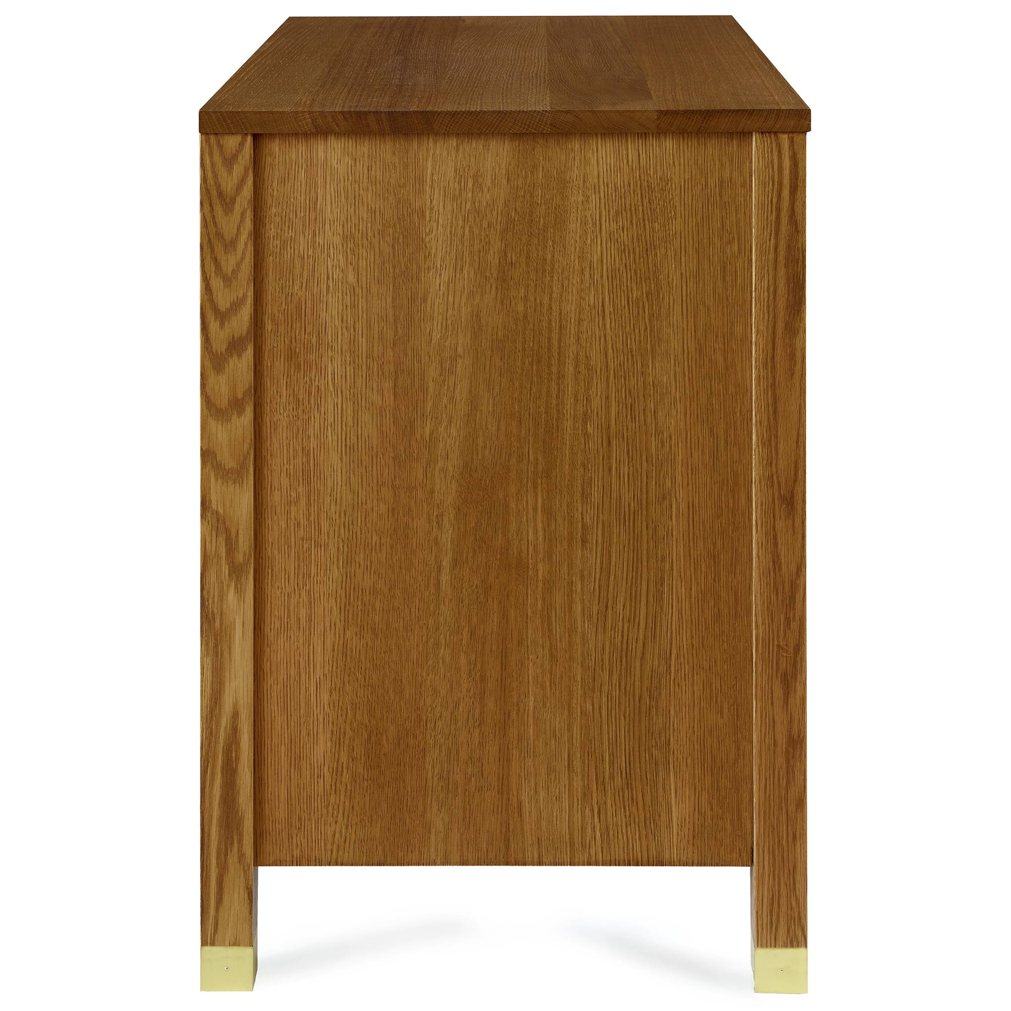 Surrey Hills Two Door Nightstand with Wood Top - Modern Bedside Table for Bedroom, Living Room, or Guest Room Storage