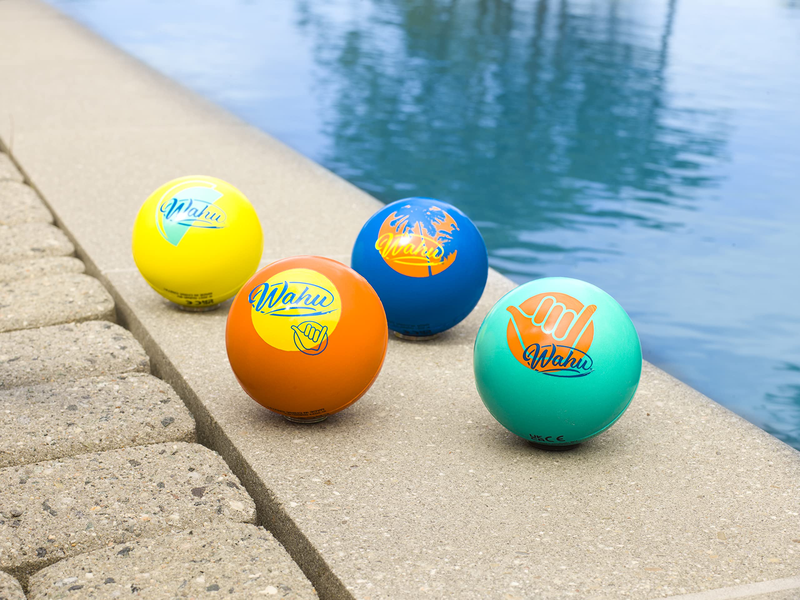 Wahu Water Bouncer - 100% Waterproof Skipping Ball Toy for Pool & Beach - 3.5