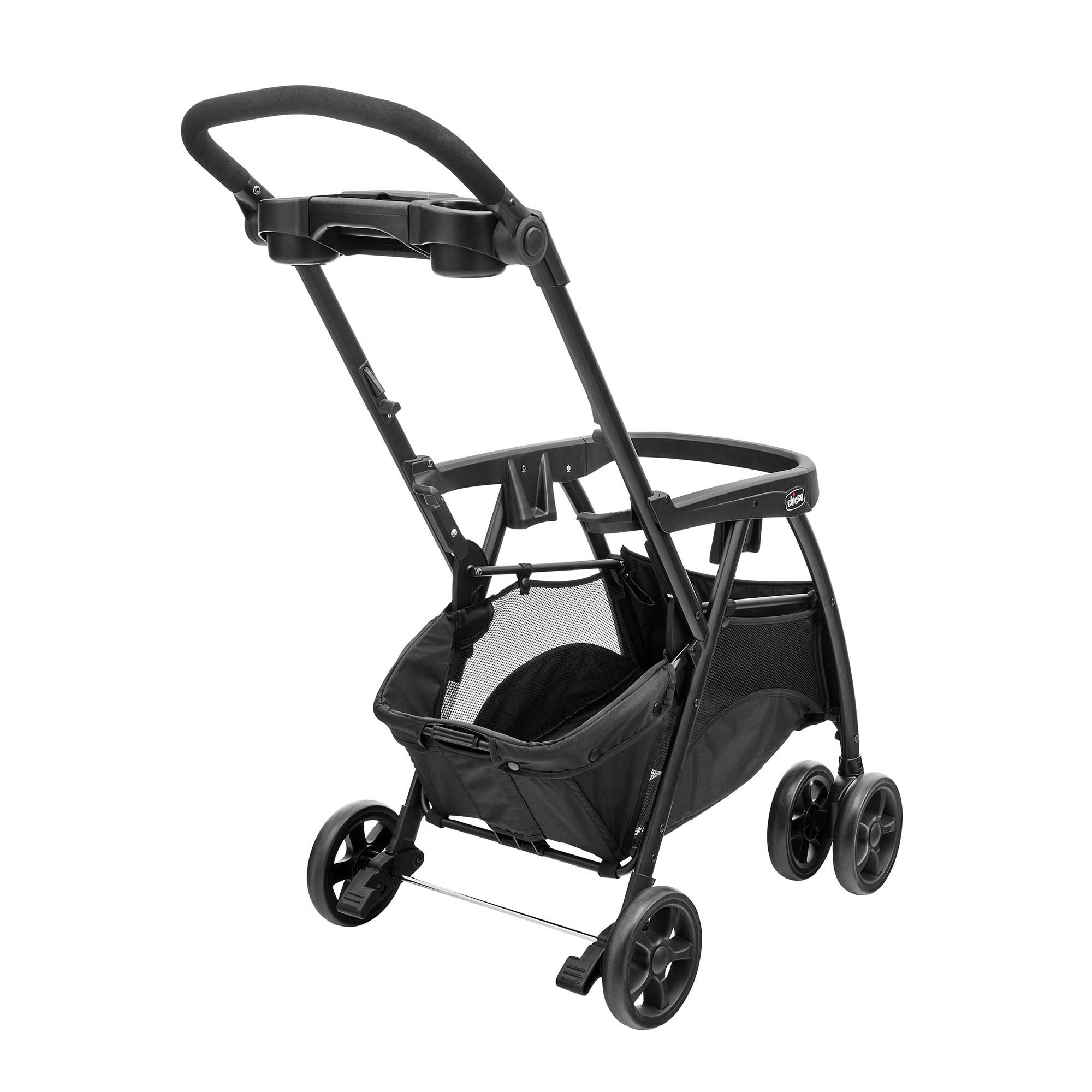 Chicco KeyFit Caddy Frame Stroller - Lightweight Infant Car Seat Carrier for Baby Travel | Perfect for Shopping, Airports & Daily Errands