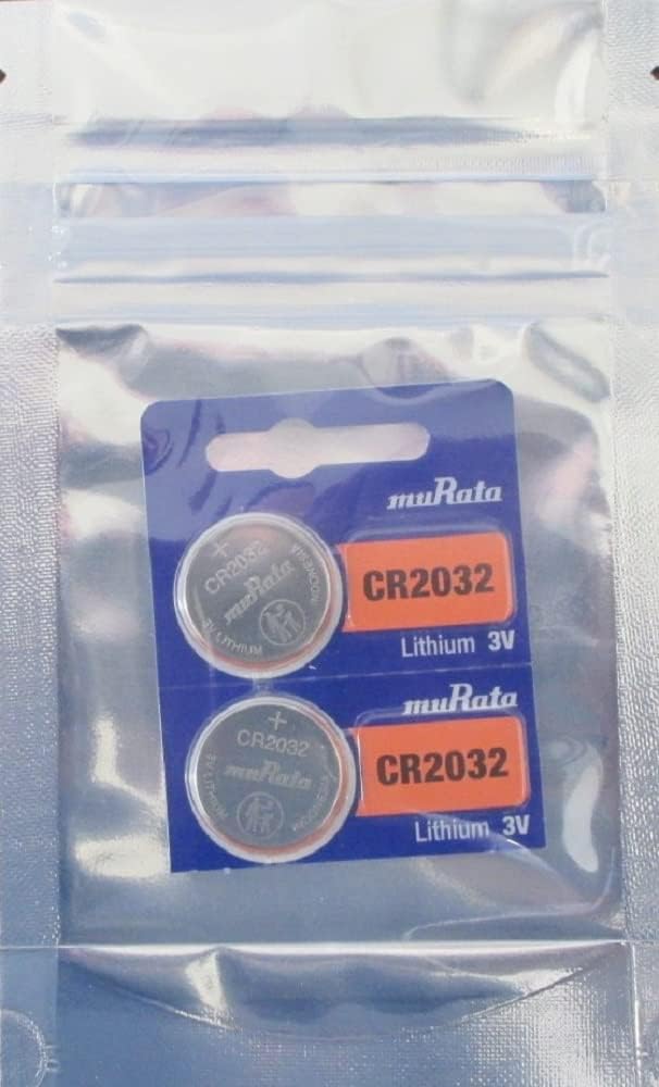 Murata CR2032 3V Lithium Coin Cell Battery - 2 Pack, Replacement for Sony CR2032 - Perfect for Watches, Key Fobs, Calculators & Medical Devices