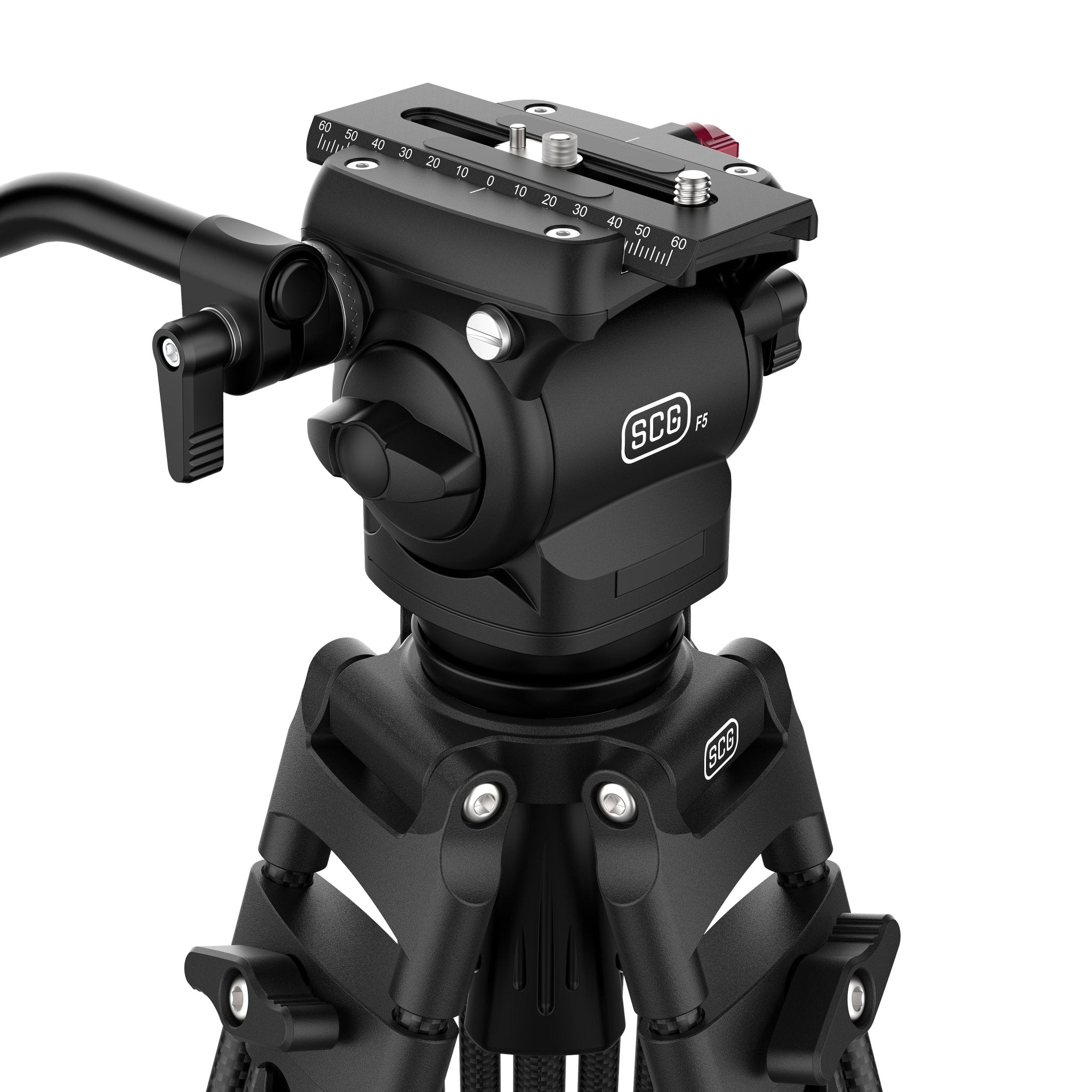 SCG F5 Carbon Fiber Tripod System - Lightweight & Sturdy Camera Tripod for DSLR, Mirrorless, Video Cameras - Perfect for Travel, Photography, and Videography