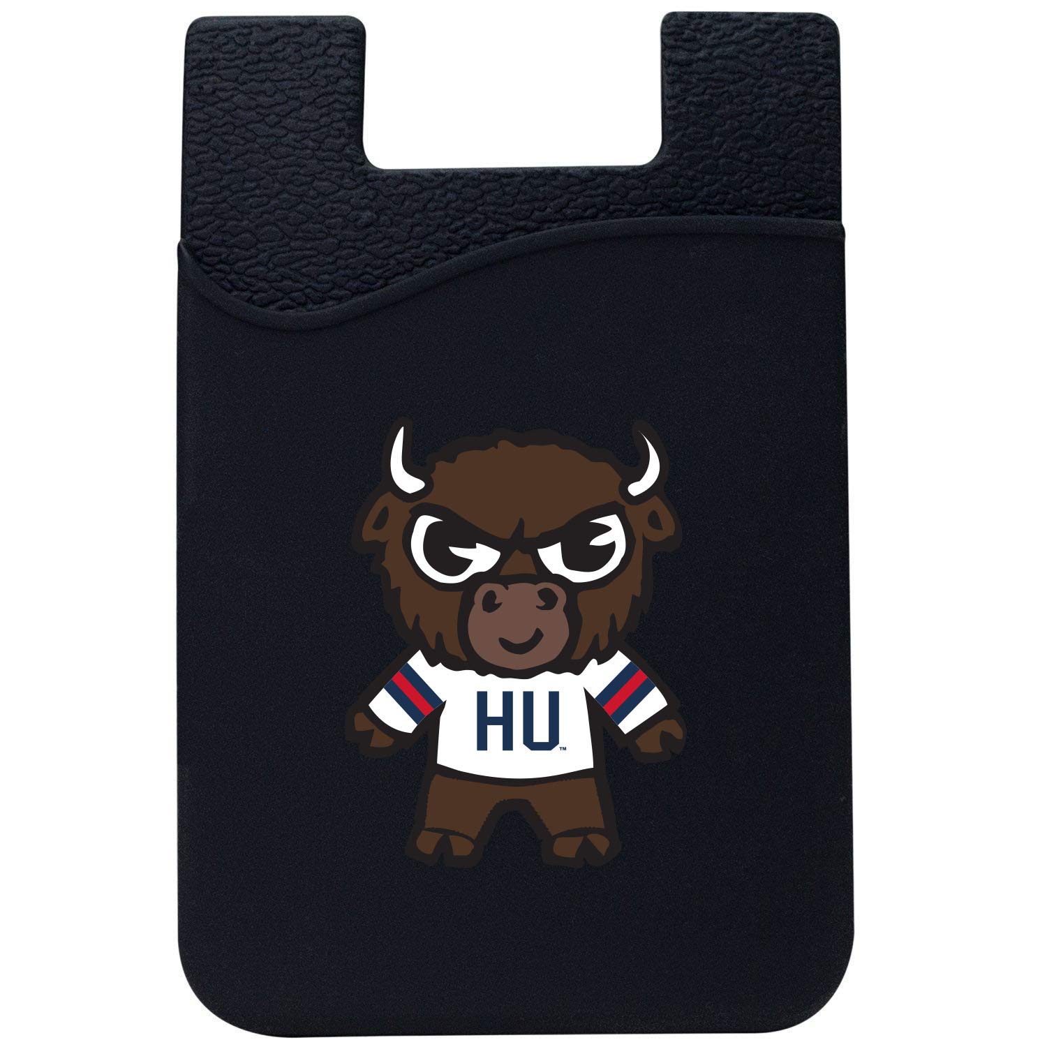 Howard University Themed Leather Wallet Sleeve - Premium Black RFID Blocking Card Holder for Men & Women | Perfect for Campus Life, Gifts & Everyday Use