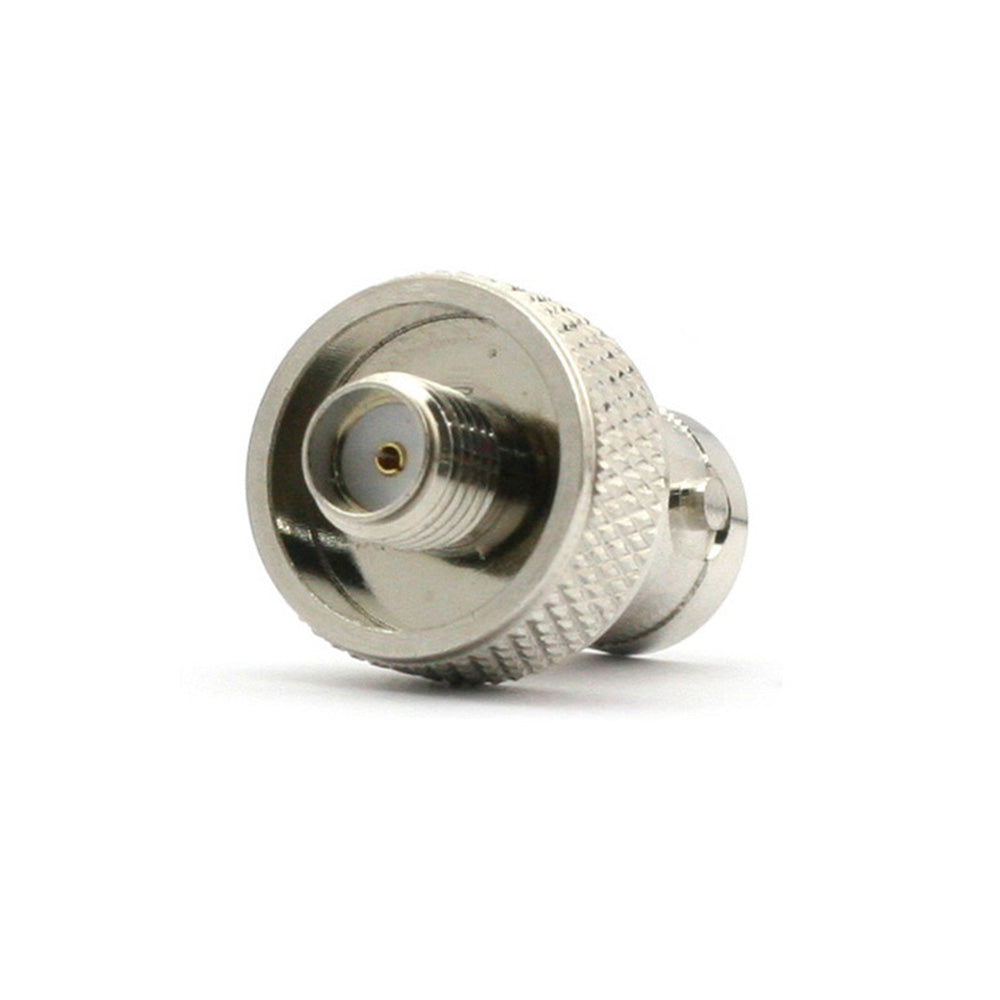 SMA Female to BNC Female RF Coaxial Adapter Connector - High Frequency Signal Converter for Ham Radio, CCTV, Antenna, Test Equipment