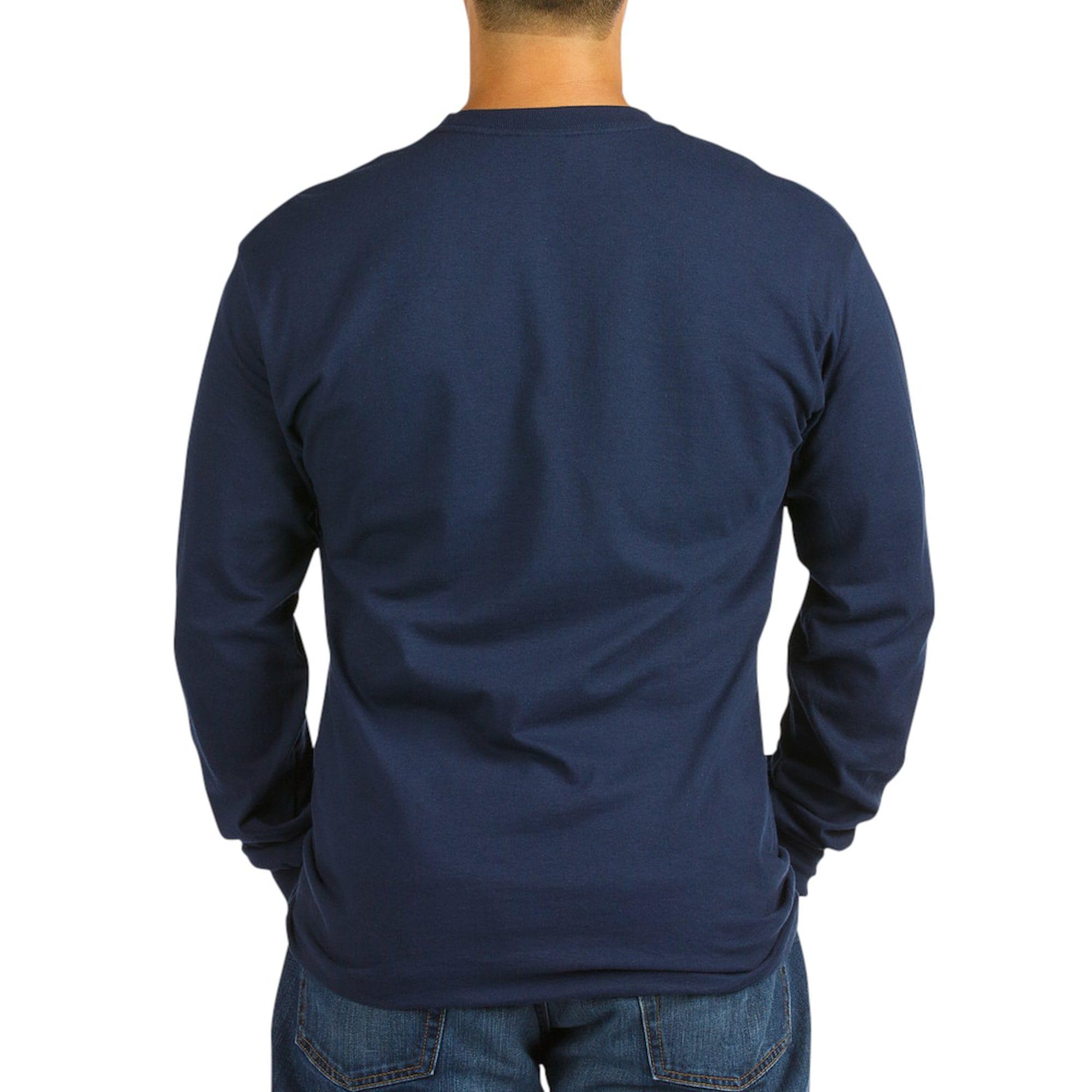 USAF Baseball Long Sleeve Dark T-Shirt for Men - Comfortable Crewneck Military Apparel | Perfect for Veterans Day, Patriotic Events & Casual Wear