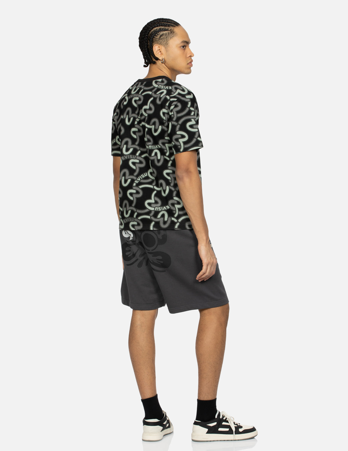 Stylish Allover Overlapping Seagull Print Regular Fit T-Shirt for Men & Women | Casual Summer Beach Wear & Everyday Outfit