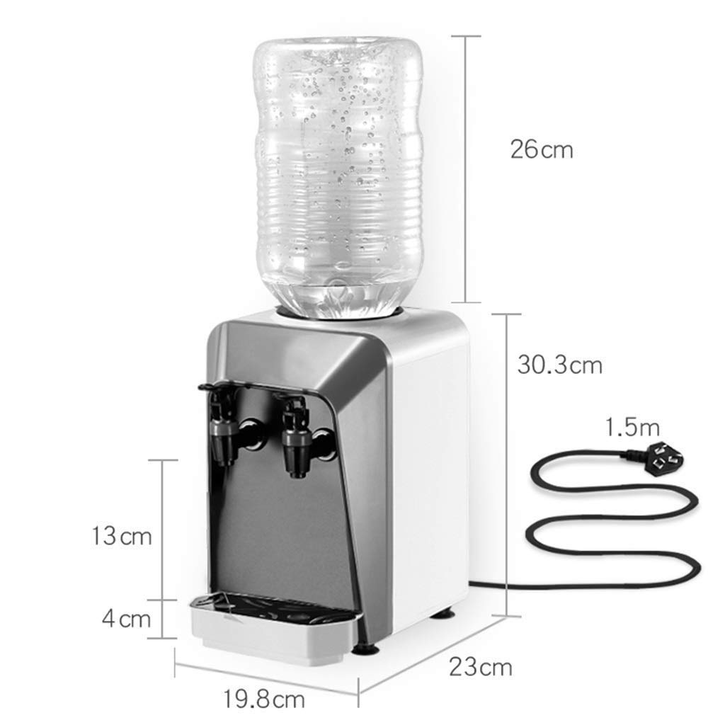 KANBUN Bottleless Water Dispenser with Self-Cleaning Function - Hot and Cold Water Cooler for Home & Office - Compact Countertop Water Dispenser for Daily Use in Kitchen, Living Room, or Workplace