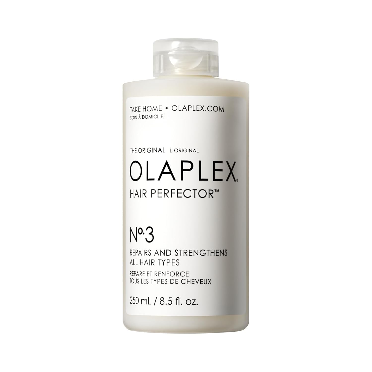 Olaplex No. 3 Hair Perfector - Best Repairing Treatment for Dry Damaged Hair | Strengthens All Hair Types | 8.5 fl oz | Perfect for Salon-Quality At-Home Hair Care & Post-Color Treatment