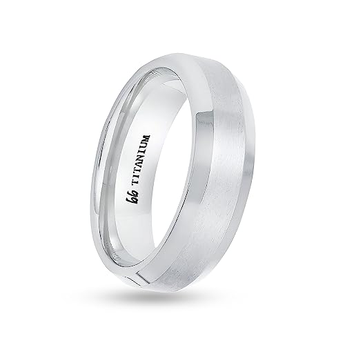 7mm Brushed Center Beveled Edges