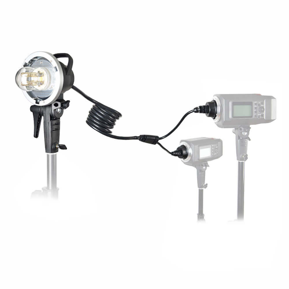 CITI600 (AD H1200B) Remote Extension Flash Head - No Bulb Included - Clearance Sale for Photography Lighting - Perfect for Studio, Portrait, and Outdoor Shoots