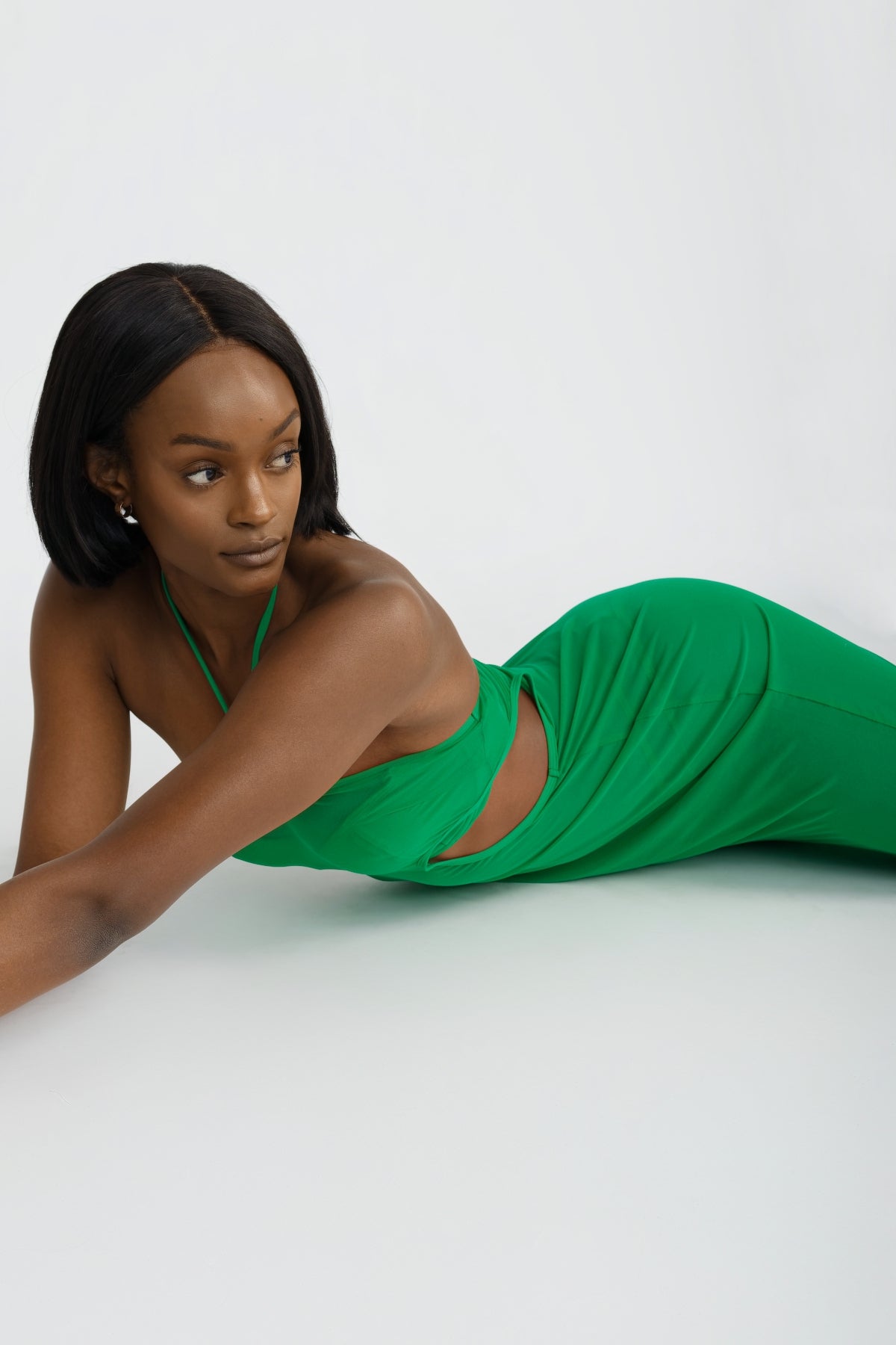 Vallarta Maxi Dress in Jade Green - Flowy Boho Summer Beach Dress for Women | Perfect for Vacations, Parties & Casual Outings