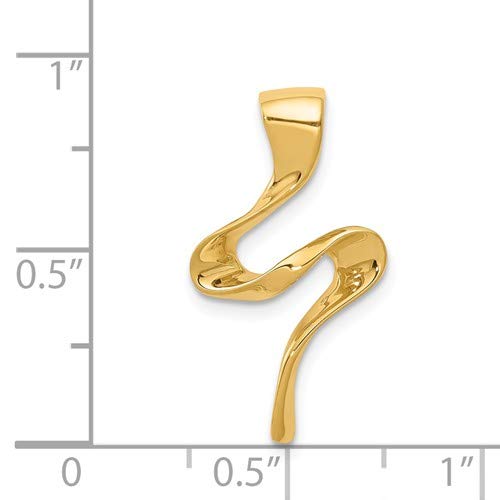 Roy Rose Jewelry 14K Yellow Gold Omega Slide Necklace Chain - Elegant & Durable Gold Jewelry for Women, Gift for Her, Perfect for Weddings, Parties & Everyday Wear