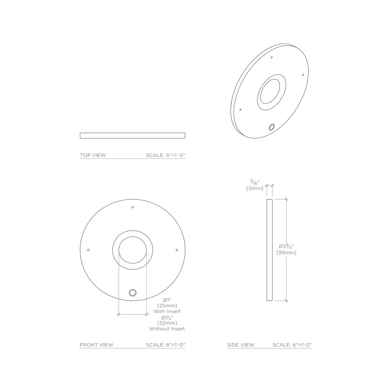 Universal 3-Way Diverter Valve Trim for Shower - Matte Nickel Finish with Modern Dot Design | Pressure Balance Compatible | Perfect for Bathroom Renovations & Multi-Function Showers