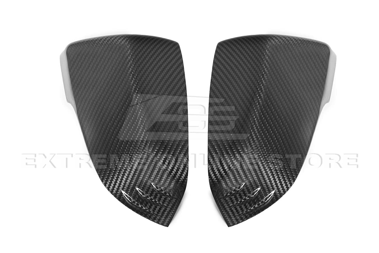 2020-2023 Toyota Supra JDM Style Carbon Fiber Side Mirror Covers - Replacement Pair for Enhanced Style & Protection | Perfect for Car Enthusiasts & Custom Builds