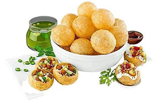 PURE EMPIRE Instant Pani Puri Papad | Ready-to-Fry Golgappa Fryums | Crispy & Crunchy Indian Snack – 500g Jar | Perfect for Homemade Puchka, Party Appetizers & Diwali Celebrations